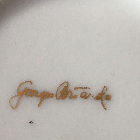 Saucers set up two vintage, Geogres Briard, Golden Bay, saucers - Picture 3 of 4